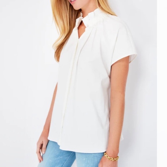 POMANDER PLACE by Tuckernuck White Rae Blouse - Picture 2 of 14